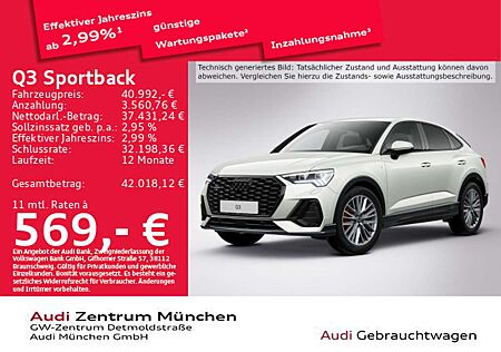 Audi Q3 45 TFSI qu. S tronic UPE:72" 2x S l