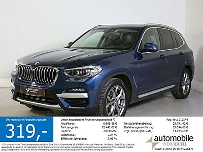BMW X3 xDr. 30dA xLine Panorama Navi LED AHK Parkas