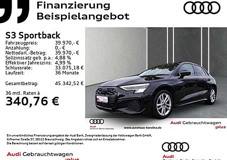 Audi S3 *MATRIX*B&O*Opt.-Schwarz+*NAV+*ACC*