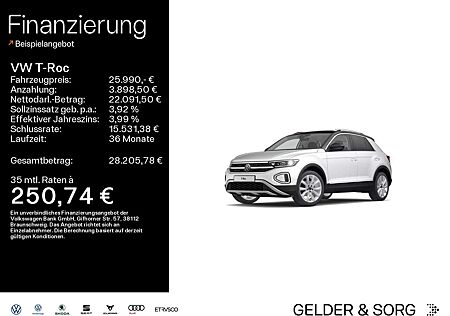 VW T-Roc Volkswagen 1.5 TSI Style Matrix*AHK*RFK*ACC*DAB+