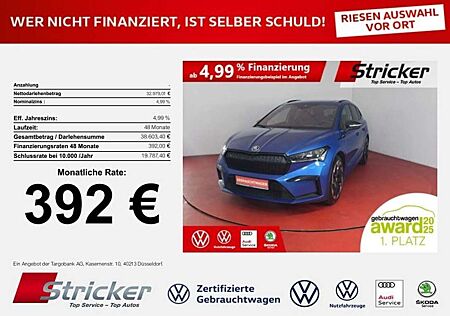Skoda Enyaq iV80x Sportline 392,-ohne Anzahlung Pano AHK Wärm