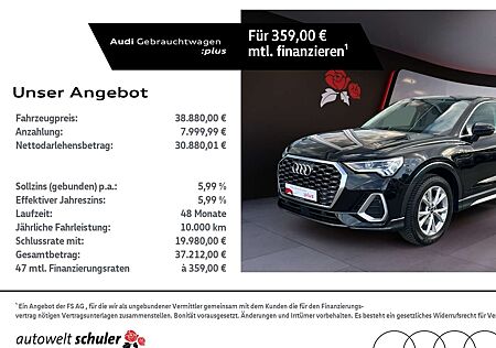 Audi Q3 Sportback 35 2.0 TDI S-tronic S-line Navi Pano LE
