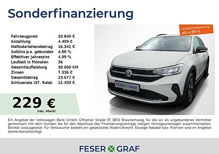 VW Taigo Volkswagen GOAL 1.0TSI 70 KW 5-Gang ACC LED SH