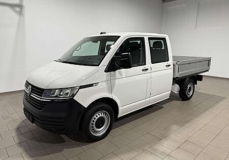 VW T6 Transporter Volkswagen T6.1 Transporter T6.1 Pritsche-Doka (6-Si.),Klima,Radio,AHK