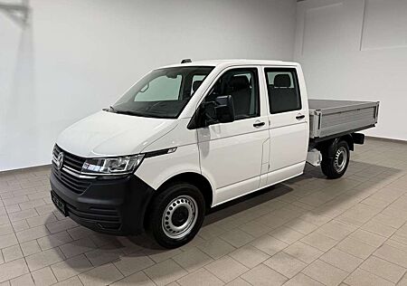 VW T6 Transporter Volkswagen T6.1 Transporter T6.1 Pritsche-Doka (6-Si.),Klima,Radio,AHK