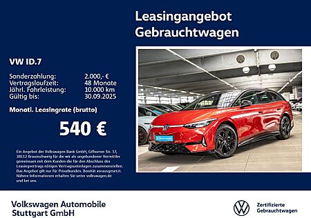 VW ID.7 Volkswagen Tourer Navi AHK Kamera