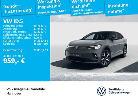 VW ID.5 Volkswagen GTX 4MOTION IQ.LIGHT Rückfahrkamera HUD Pan