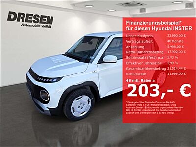 Hyundai Inster EV Select 71 kW 42 kWh SHZ NAVI APPLE ANDROID