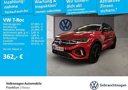 VW T-Roc Volkswagen 2.0 TSI DSG R-Line Navi IQ.Light DAB+ Fron