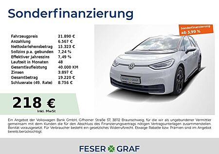 VW ID.3 Volkswagen Pro Performance ACC Matrix Panorama SHZ 19"