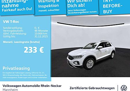 VW T-Roc Volkswagen 1.0 TSI Life App-Connect PDC LED uvm