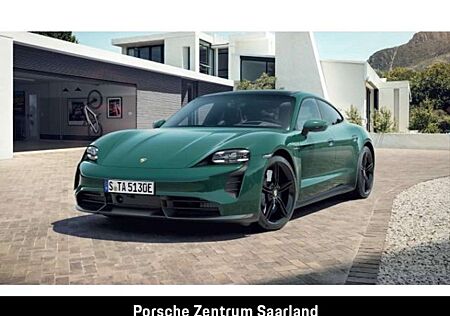 Porsche Taycan Turbo S PTS Smyrnagrün,Sitzbel.