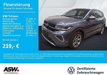 VW T-Cross Volkswagen R-Line 1,5 TSI DSG LED NAVI AHK RFK ACC