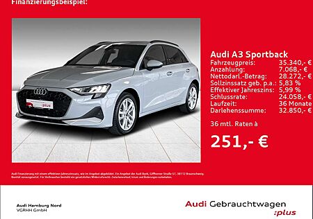 Audi A3 30 TFSI advanced S tronic AHK Navi