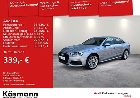 Audi A4 Lim. advanced 40TFSI LED KAM NAV SPORTSITZ