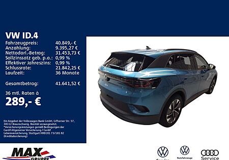 VW ID.4 Volkswagen PRO IQ.LIGHT+AHK+AR HUD+WP+KAMERA+NAVI+H&K+