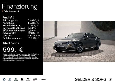 Audi A8 60 TFSIe qu. Pano*AIR*HuD*Matrix*Massage*B&O