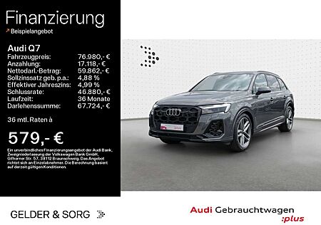 Audi Q7 55 TFSI e qu. S line Matrix*B&O*Hud*Pano*360°