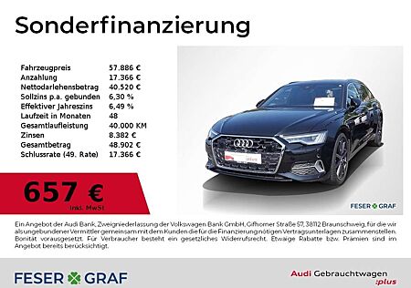 Audi A6 Avant 45 TFSI qu adv Leder,Sitzbel,Navi,20"