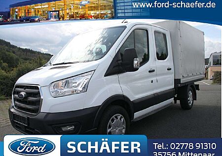 Ford Transit 350 L2 Doppelkabine Trend+PLANENWAGEN+KLIMA+NEBEL+