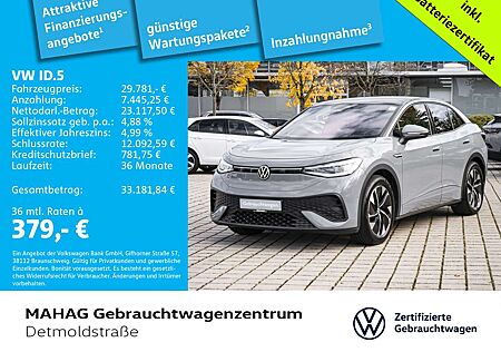 VW ID.5 Volkswagen Pro Performance CCS Navi LED Pano Kamera Al