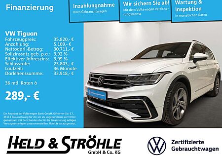 VW Tiguan Volkswagen R-Line 1.5 TSI DSG LED STANDHZG KAM 19"