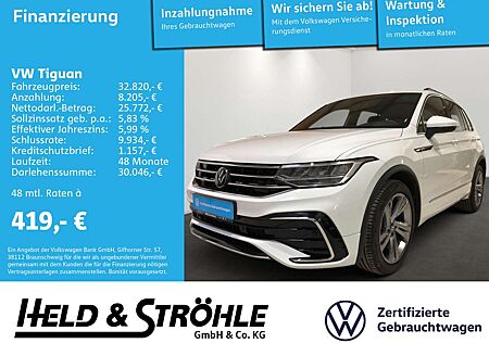 VW Tiguan Volkswagen R-Line 1.5 TSI DSG LED STANDHZG KAM 19"