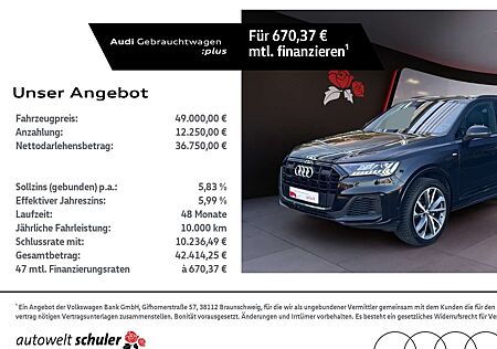 Audi Q7 55 3.0 TFSI e quattro S-line AHK Pano ACC HUD 360