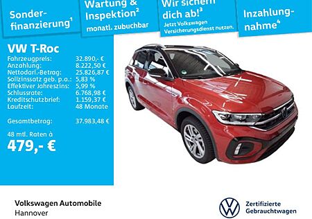 VW T-Roc Volkswagen 1.5 TSI R-Line Navi LED Pano Kamera DigCoc