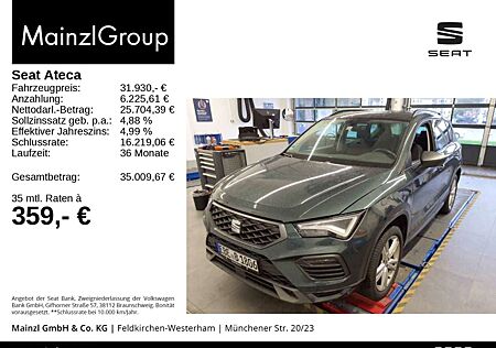 Seat Ateca 2.0 TDI 4D DSG FR AHK Pano SHZ Beats Kam.