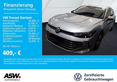 VW Passat Variant Volkswagen Business 2,0 TDI DSG LED NAVI AHK