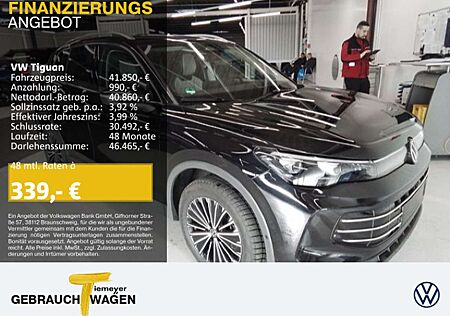 VW Tiguan Volkswagen 2.0 TDI DSG ELEGANCE NEUES MODELL IQ.LIGH