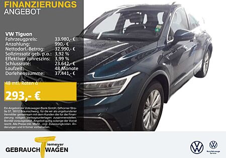 VW Tiguan Volkswagen 2.0 TDI DSG R-LINE NAVI AHK KAMERA VIRTUA