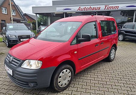 VW Caddy Volkswagen 1.4 Life (5-Si.) mit Klima ,AHK, 2 Schiebetüren