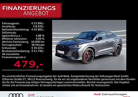 Audi RS Q3 Sportback Pano RS-AGA RS-Sitze 280km/h 21"