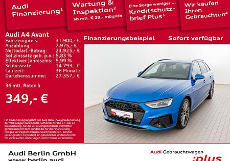Audi A4 S line 35 TFSI S tr. LED NAVI RFK SITZH