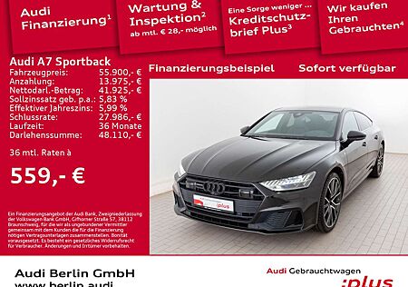 Audi A7 50 TDI qu. tiptr. MATRIX 360°K PDC