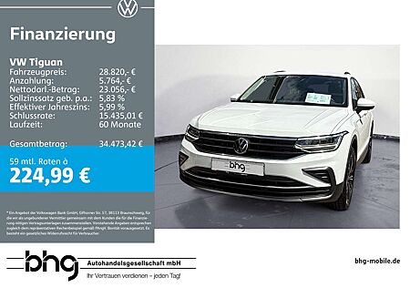 VW Tiguan Volkswagen 1.5 TSI DSG Life, AHK, AppConnect, Rückfa