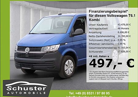 VW T6 Transporter Volkswagen T6.1 Kombi 9-Sitzer TDI*DSG AHK Navi Temp PDCv+h