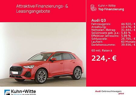 Audi Q3 40 TDI quattro S line *AHK*RFK*Matrix*SONOS*M