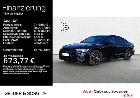 Audi A8 60 TFSI e qu. S line (Ext) B&O*HuD*Pano*Air