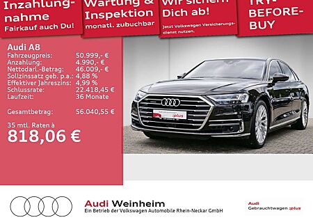 Audi A8 50 TDI quattro Pano Sport Tech Wärme Stadt Pa