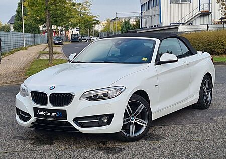 BMW 220 2 Cabrio i Sport Line*Navi*PDC*Vollleder*