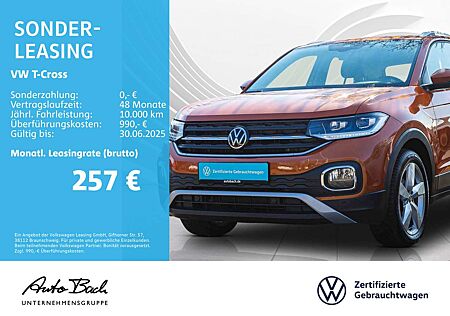 VW T-Cross Volkswagen 1.0 TSI "Style" DSG Navi LED Digital Coc