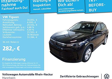 VW Tiguan Volkswagen 1.5 eTSI DSG GAR.2029 Navi AHK Kamera uvm