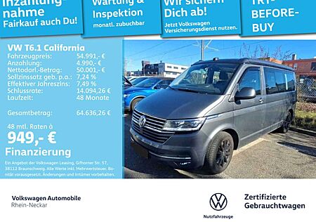 VW T6 Volkswagen .1 California 2.0 TDI Ocean 4M LED Küche Navi