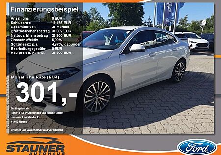 BMW 218 i Gran Coupe Adva. Kamera Leder Navi LED DAB