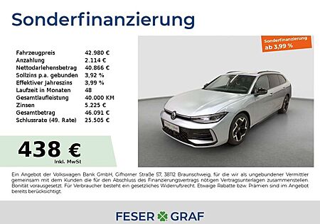 VW Passat Variant Volkswagen R-Line 2.0TDI 110kW DSG AHK Black