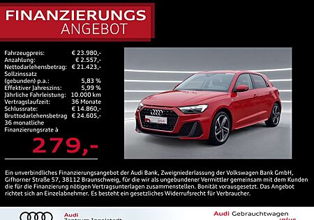 Audi A1 Sportback 25 TFSI S line LED Virtual 17" GRA