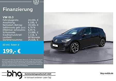VW ID.3 Volkswagen Pro Performance SHZ IQ.LIGHT HUD PANO 62KW/